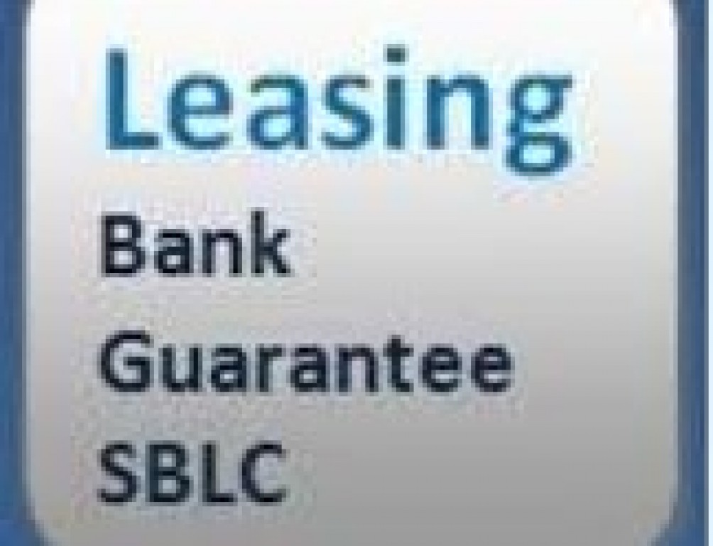 Offering lease. Guarantees SBLC. Bank guarantee.