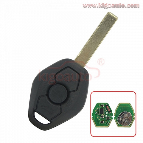 Remote key HU92 CAS system for BMW 3 button