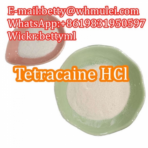 Cas:136-47-0 factory Tetracaine hydrochloride,tetracaine hcl powder favorable price safe delivery