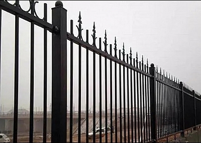 Wrought Iron Palisade Fence