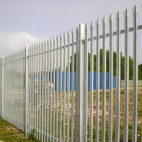 Galvanised Palisade Fencing