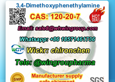 120-20-7  3,4-Dimethoxyphenethylamine WA+86 18571461736