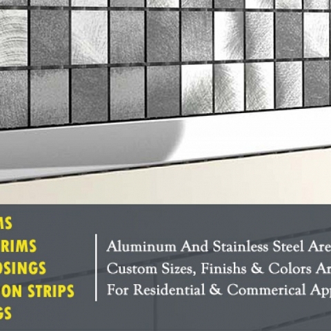 Aluminium Bullnose Ceramic Tile Edging