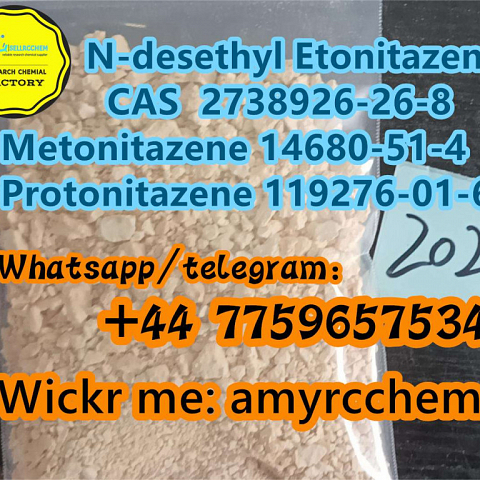 Fentyl N-desethyl Etonitazene Cas 2738926-26-8 Protonitazene Metonitazene for sale best prices Teleg