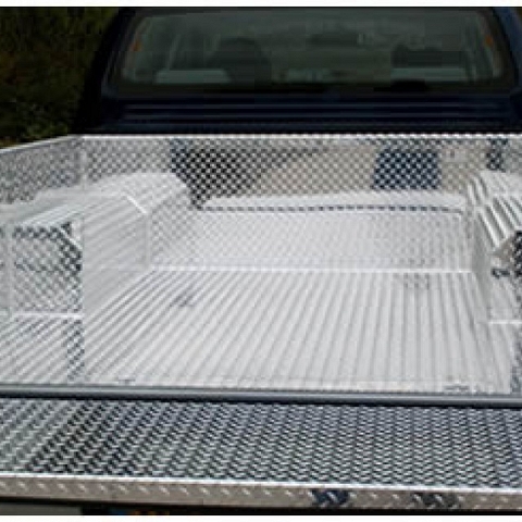 Checker Plate Resists Slip and Protects Safe