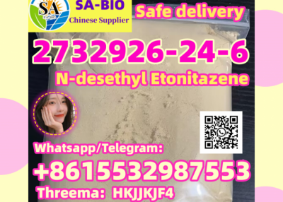 CAS 2732926-24-6  N-desethyl Etonitazene New Whatsapp: +8615532987553