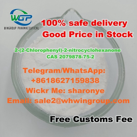 +8618627159838 2-(2-Chlorophenyl)-2-nitrocyclohexanone CAS 2079878-75-2 with High Quality and Safe D