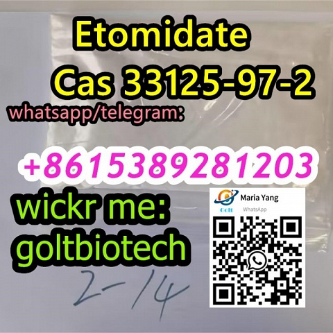 Rc chemicals Etomidate powder for sale Cas 33125-97-2 China supplier Wickr:goltbiotech