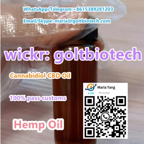 100% pass customs CBD Oil 99% Cannabidiol isolate powder Wickr:goltbiotech