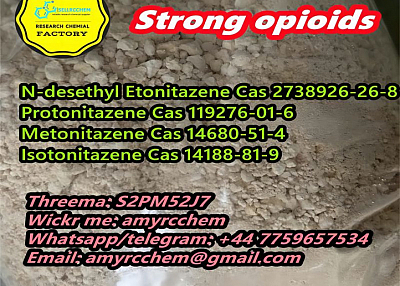 Strong opioids for sale Protonitazene Metonitazene N-desethyl Etonitazene Cas 2738926-26-8 