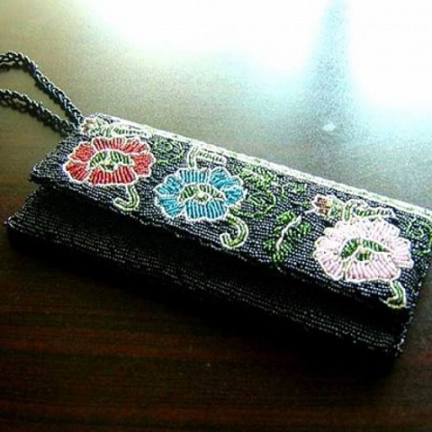 Hand Embroided Bags & Handmade Pearl Clutches & Cell Phone Pouches