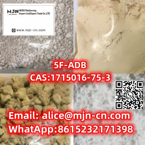 High purity cas 1715016-75-3 5F-ADB whatsapp:+86 15232171398