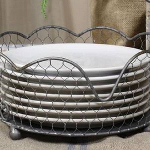 Chicken Wire Mesh Made Rigid Basket