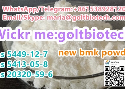 New Bmk oil/powder Cas 5413-05-8 China distributor Wickr:goltbiotech