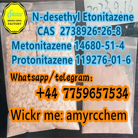 buy N-desethyl Etonitazene Cas 2738926-26-8 Protonitazene Cas 119276-01-6 Metonitazene