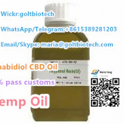 CBD Oil Cas 13956-29-1 CANNABIDIOL Oil supply Wickr:goltbiotech