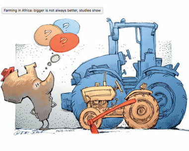 A challenge to manage new farming in Africa?