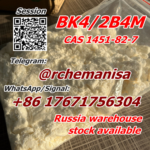 Tele@rchemanisa CAS 1451-82-7 BK4/2B4M/bromketon-4 Moscow Stock Pickup Supported