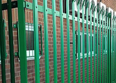 Powder Coated Palisade Fencing