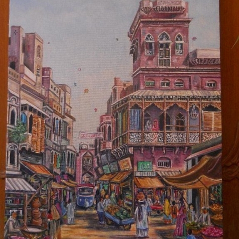 Old Lahore Paintings at The Art Lahore