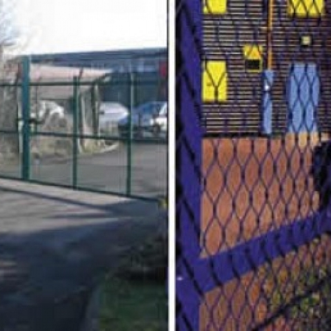 Expanded Steel Mobile Fencing