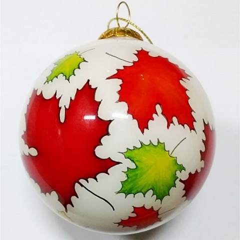 Hand Inside Painted Glass Baubles