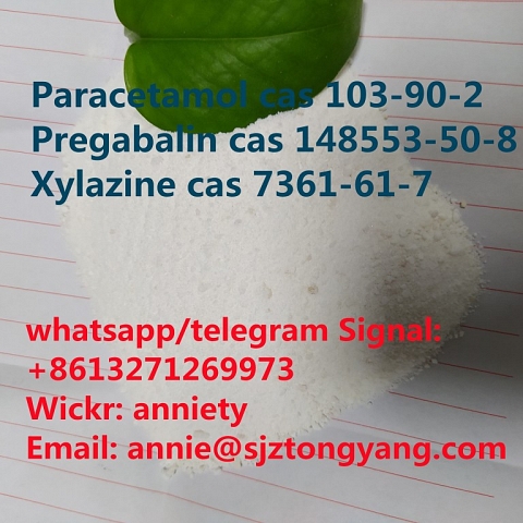 whatsapp: +8615383992253 Paracetamol cas 103-90-2 Pregabalin cas 148553-50-8 Xylazine cas 7361-61-7