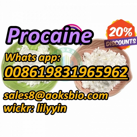 Free UK Canada buy cas 59-46-1 procaine powder, cas 51-05-8