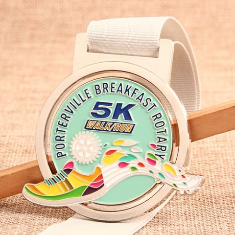 Running Medals | Porterville Breakfast Rotary Running Medals