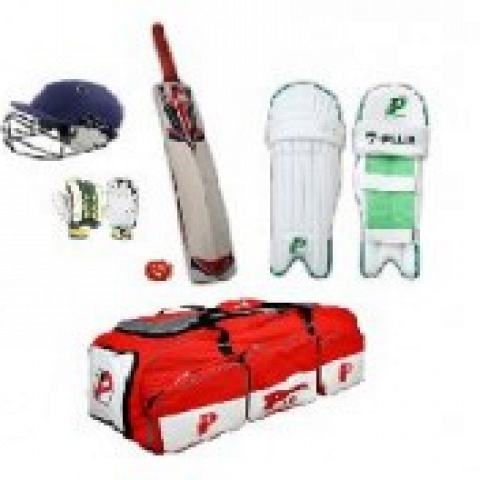 POWER PLAY CRICKET EQUIPMENT KIT, BATS, BALLS, UNIFORM, EVERY THING 