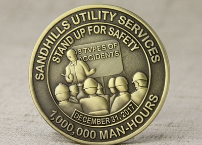 Personalized Coins | Safety Challenge Coins