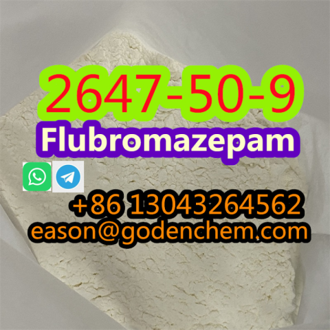 CAS 2647-50-9 Flubromazepam powder