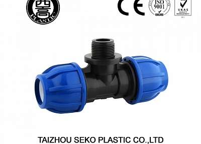 Agricultural Irrigation Male Tee 20mm-110mm Push Fittings