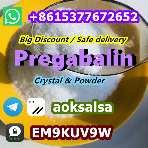 Pure pregabalin crystal cas 148553-50-8 large crystal pregabalin best price