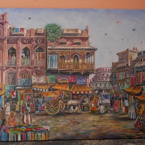 Old Lahore Paintings at The Art Lahore