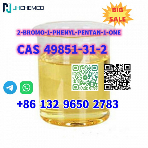 Hot sale CAS 49851-31-2 2-BROMO-1-PHENYL-PENTAN-1-ONE with cheap price and fast delivery