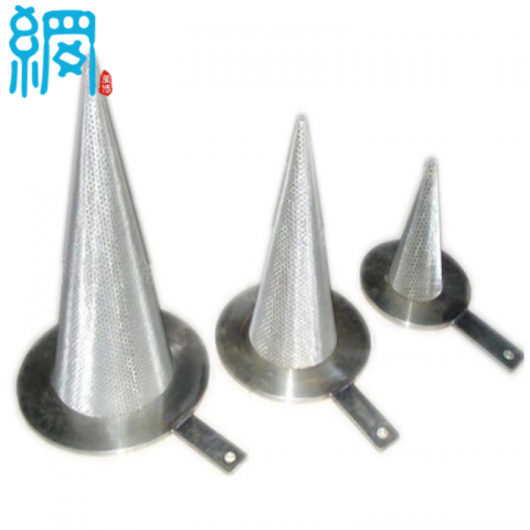 Stainless steel mesh conical strainer