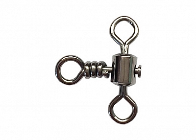 Cross-line rolling swivel fishing swivel