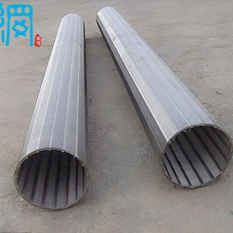 Factory ISO9001 Stainless Steel V shaped Wire Wrapped Screen