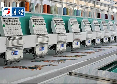 LJ-1212 High Speed 12 Heads Computer Embroidery Machine