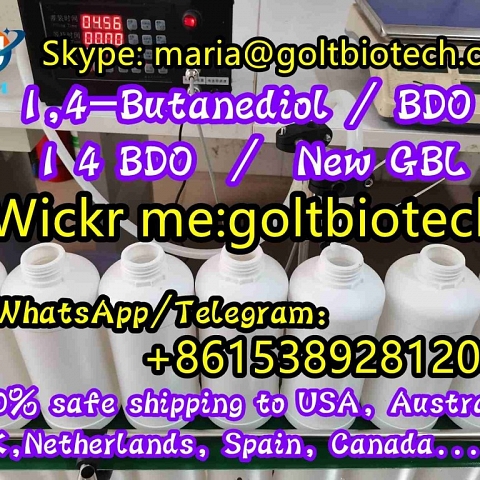 Buy 1 4-Butanediol Cas 110-63-4 BD 1 4-Butanediol cleaner suppliers BD 1,4 BDO Wickr me:goltbiotech