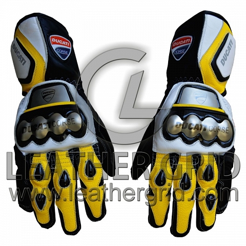 Ducati Motorbike Racing Leather Glove