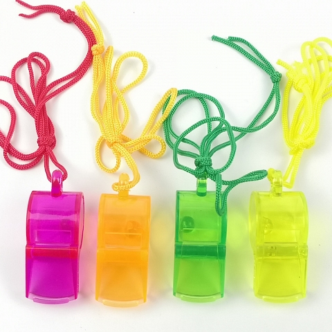 plastic whistle