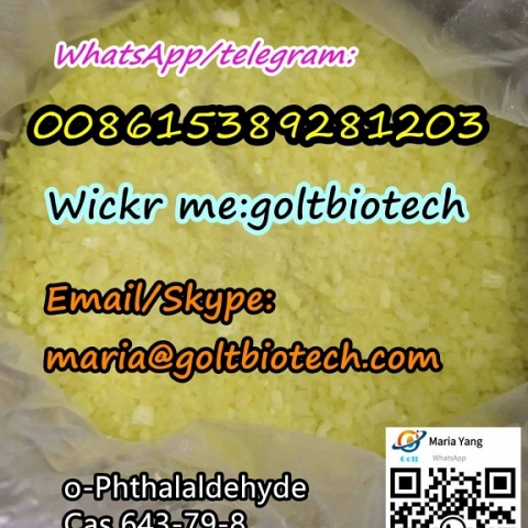 o-Phthalaldehyde Cas 643-79-8 yellow crystals for sale WhatsApp: +8615389281203