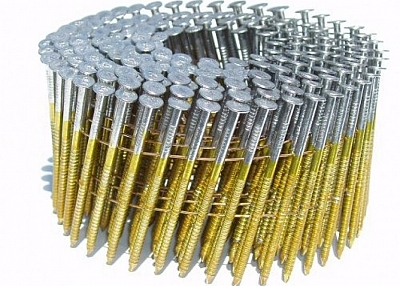 Coil Nails Ring or Screw shank, Box or Siding Head, 316 Stainless Steel grade, 32mm or 35mm long, 15