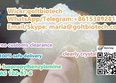 N-Isopropylbenzylamine crystal 100% safe to Mexico USA CA NL Wickr:goltbiotech