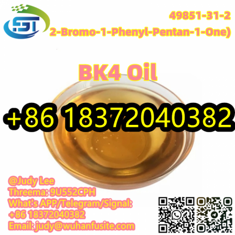 Top Grade BK4 Yellow Oily Liquid 2-Bromo-1-Phenyl-Pentan-1-One CAS 49851-31-2