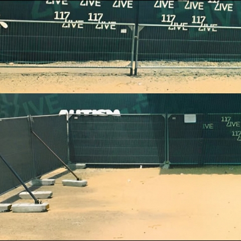 Crowd Control Temporary Fence