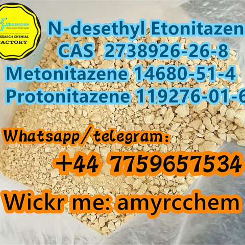 opioids N-desethyl Etonitazene Cas 2738926-26-8 buy Protonitazene Metonitazene 