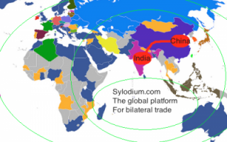 印度和中国 (Sylodium, 进出口业务)